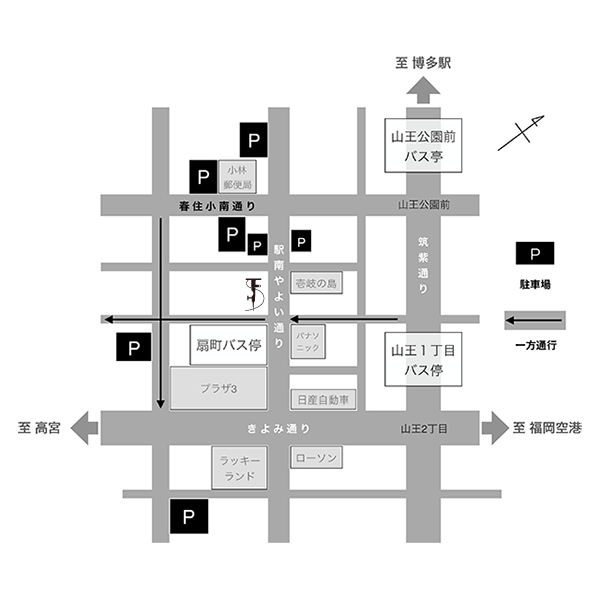 Vita Design 駐車場地図